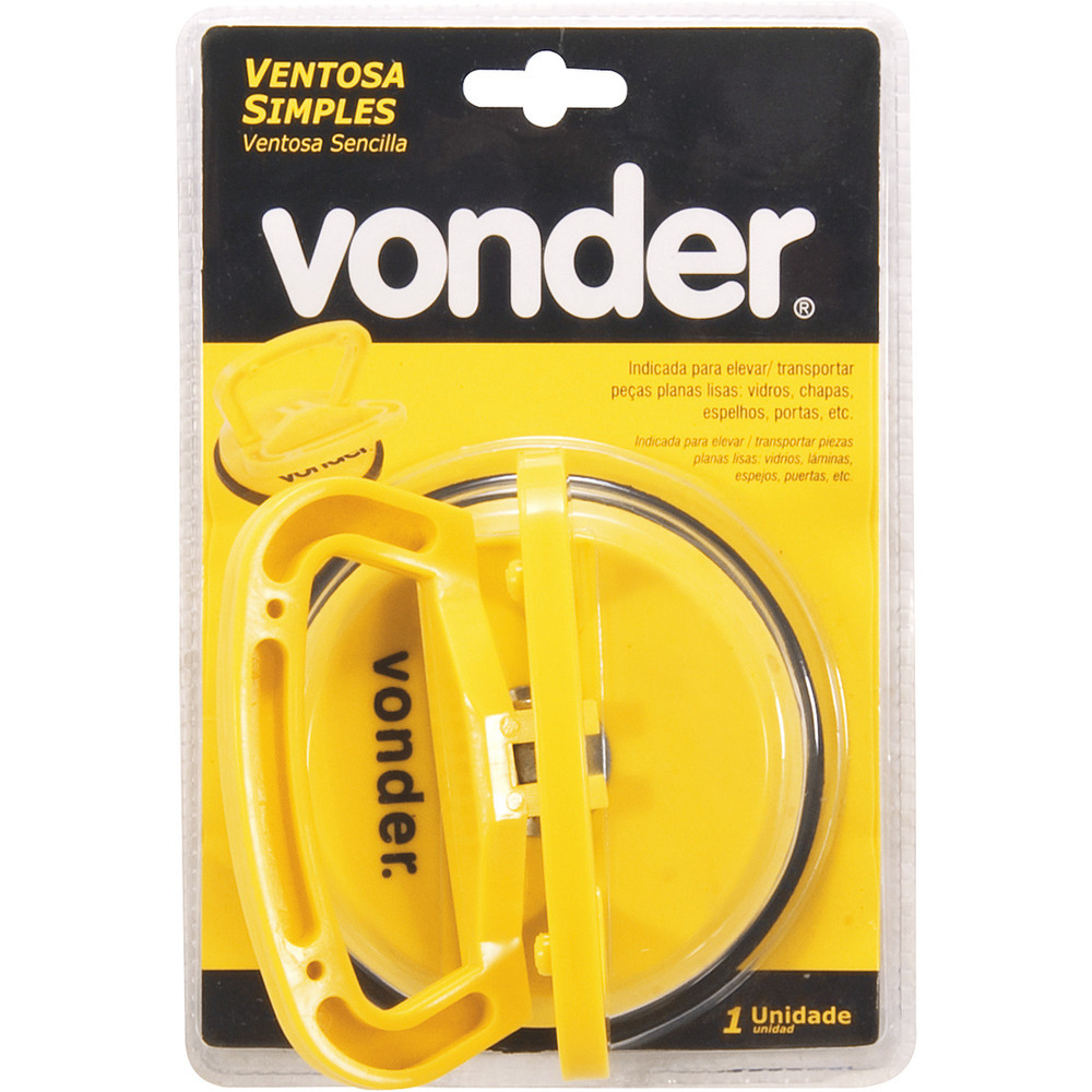 VENTOSA SIMPLES PLASTICA P/ VIDRO 25 KG VONDER
