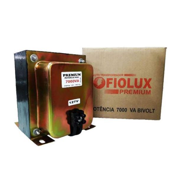 TRANSFORMADOR 7000VA 4200WATTS BIVOLT FIOLUX