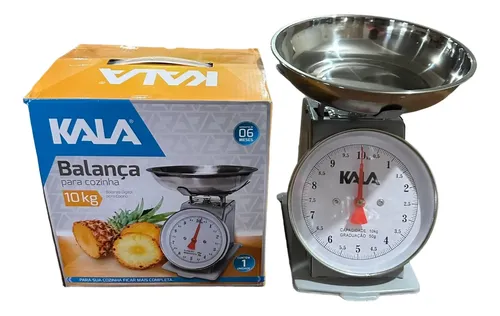 BALANÇA ANALÓGICA CROMAD 10 KG USO DOMÉSTICO KALA