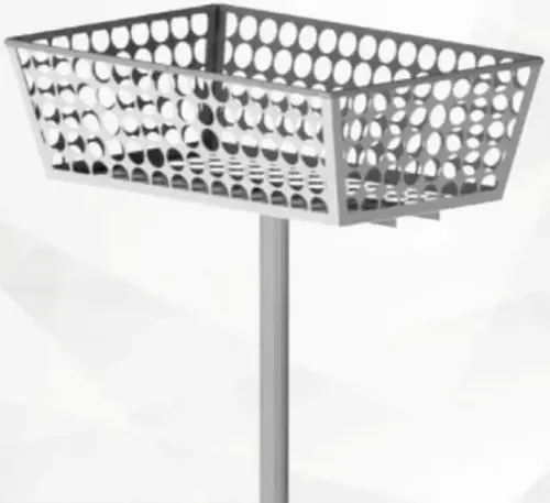 LIXEIRA RUA GALV 70 X 44 X 24CM KALA