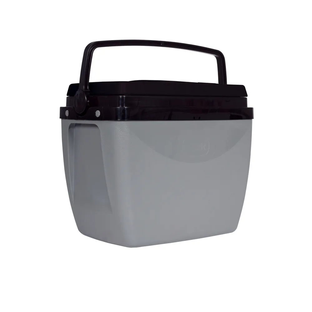 CAIXA TERMICA 18L CINZA C PRETO MOR