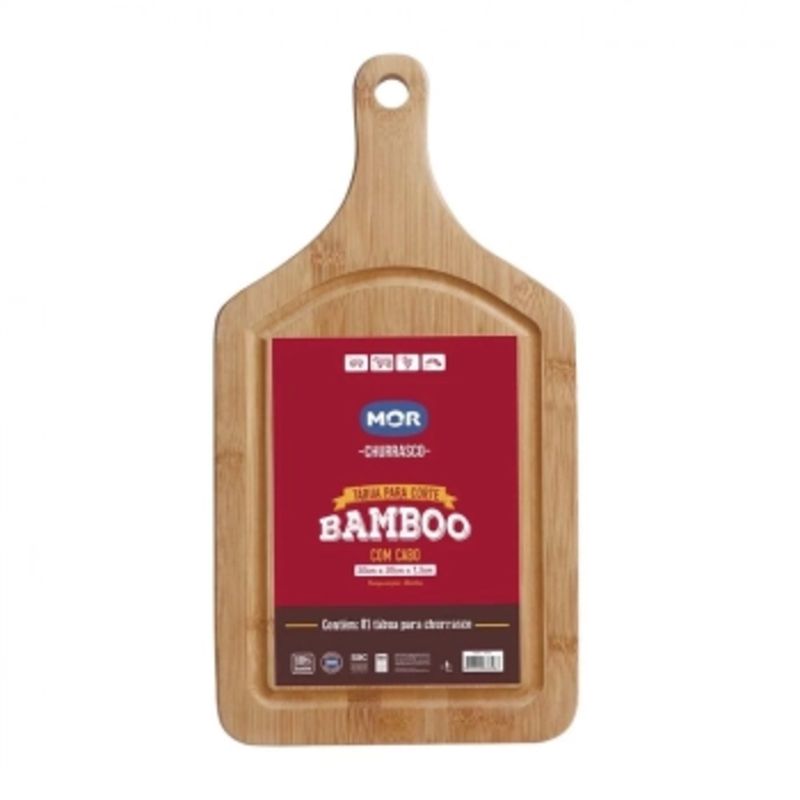 TABUA P/ CORTE BAMBOO 50 X 30 CM MOR