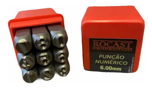 PUNÇÃO NUMERICO DE AO 9 PS  6 MM EDA