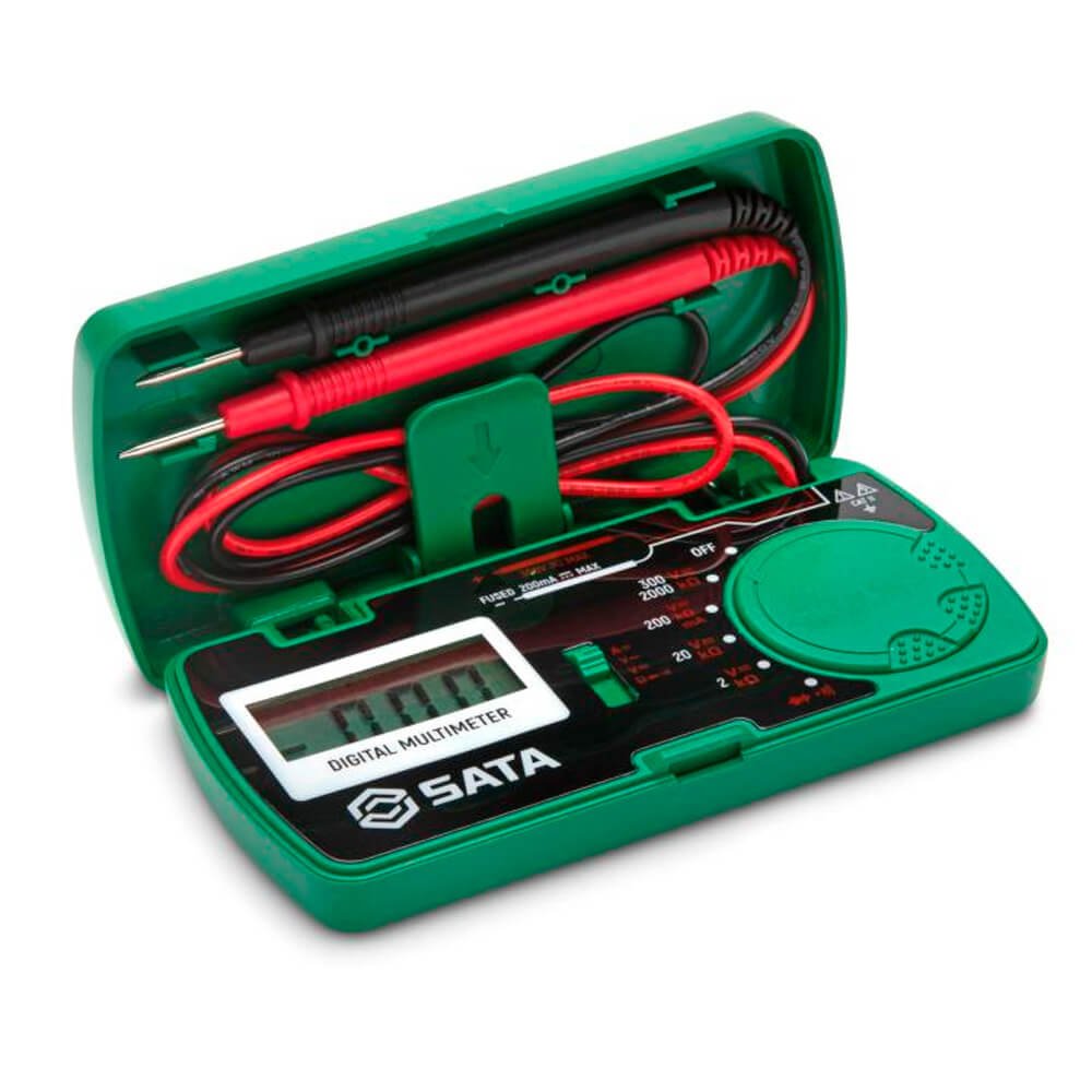 MULTIMETRO DIGITAL DE BOLSO CAT II SATA