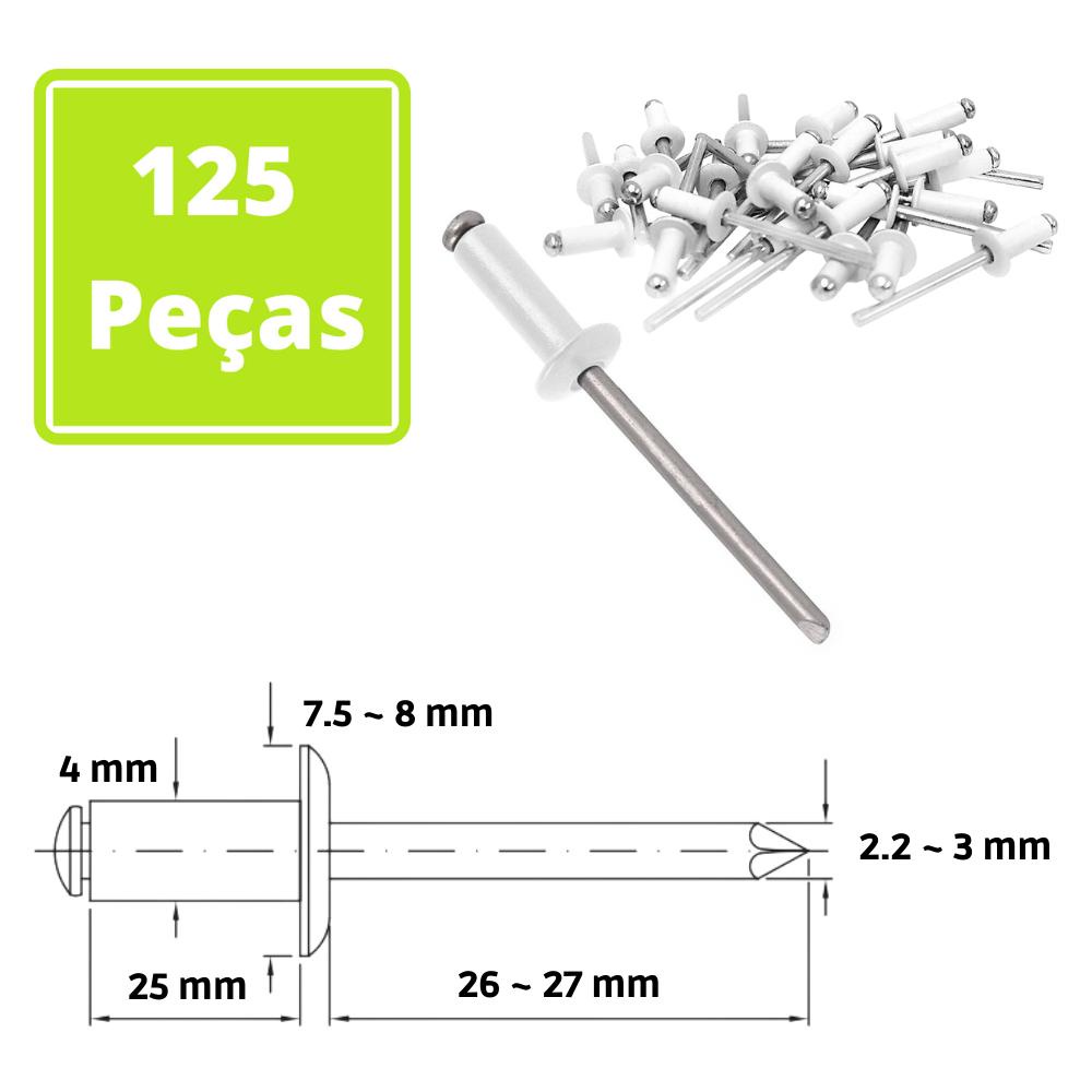 REBITE 425 ALUMINIO BRANCO