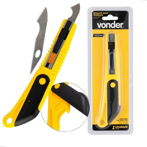 ESTILETE CORTADOR ACRILICO VONDER