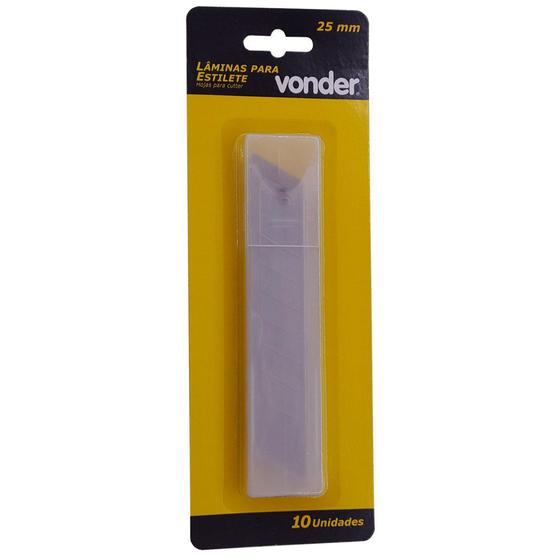 LAMINA P/ ESTILETE CORTE ACRILICO C/5 PÇS VONDER