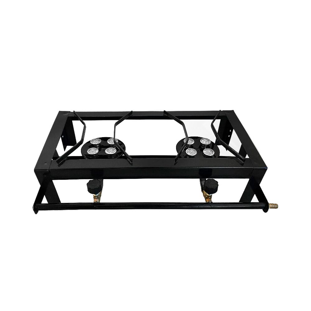 FOGÃO SEMI-IND. 2 BOCAS S/ CHAPA CHEF JR BLACK SUZAN