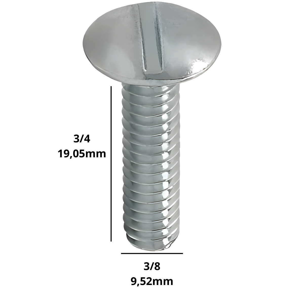 KIT PARAFUSO PE AMORTECEDOR P/ MAQ 1500K 3/8