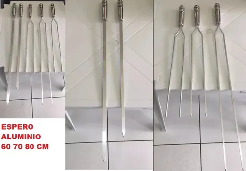 ESPETO SIMPLES 60 CM ALUMINIO