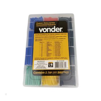 KIT ESPAGUETE ISOLANTE TERMO RETRATIL 560 PÇS VONDER