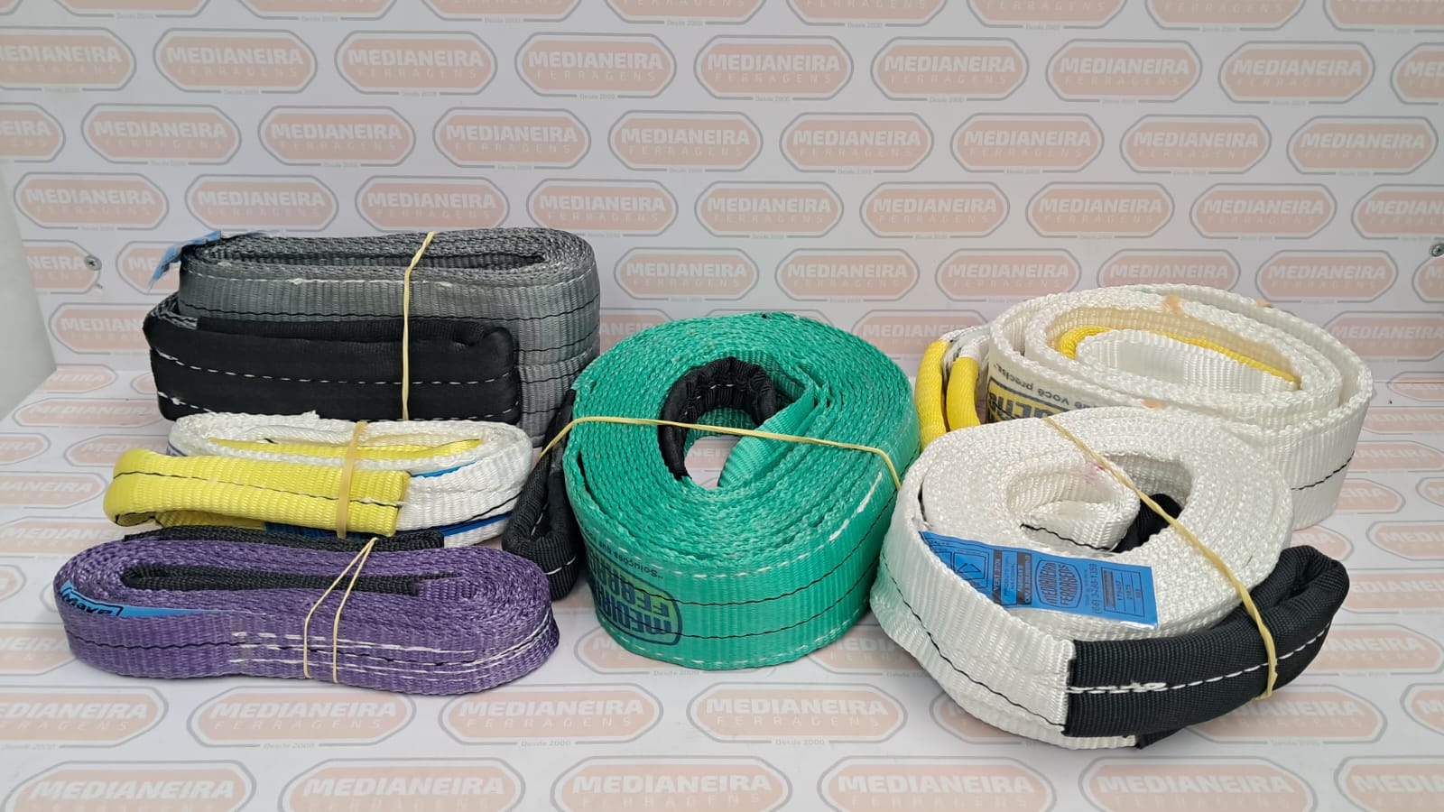 SLING  2,0 TON X 60 MM X 2 MT F.TRAB 7X1 VERDE FITA CABO