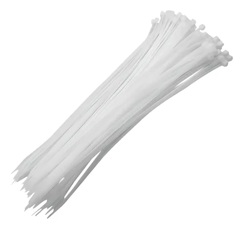 ABRAÇADEIRA NYLON 2,5 X 380 MM BRANCA FRONTEC