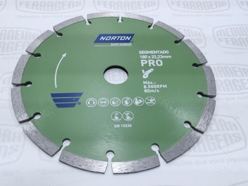 DISCO DIAM SEGM. 180X22MM NORTON-PRO