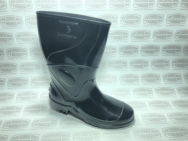 BOTA PVC 38 PTA C.MEDIO C/FORRO C.A 36025