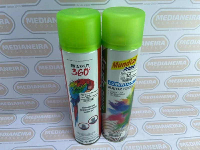 TINTA VERDE LUMINOSO 400 ML SPRAY MUNDIAL PRIME