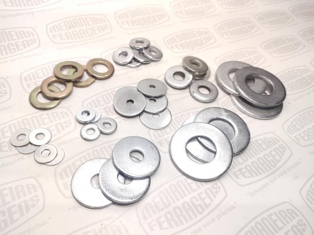 ARRUELA LISA 8 X 3.0MM PESADA BICROMAT