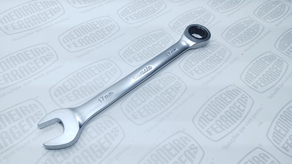 CHAVE COMBINADA 17 MM C/CATRACA CORNETA