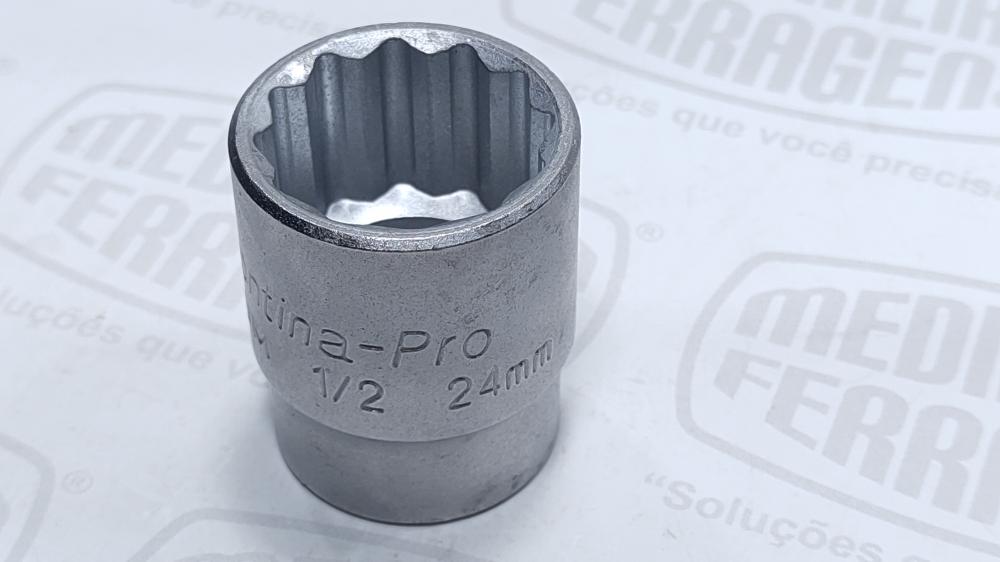 SOQUETE 1/2 X 24 MM  ESTR. TRAMONTINA
