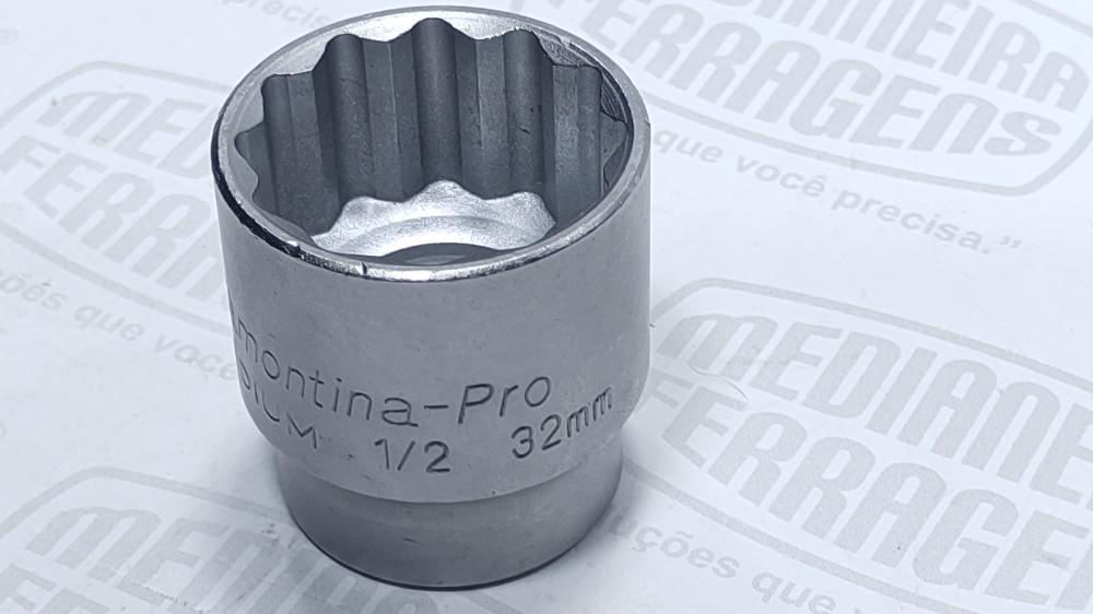 SOQUETE 1/2 X 32 MM  ESTR. TRAM. PRO
