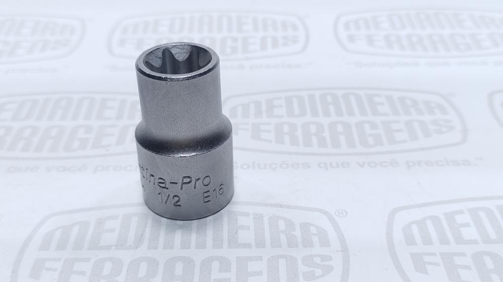 SOQUETE 1/2 X E16  TORX FEMEA CURTO