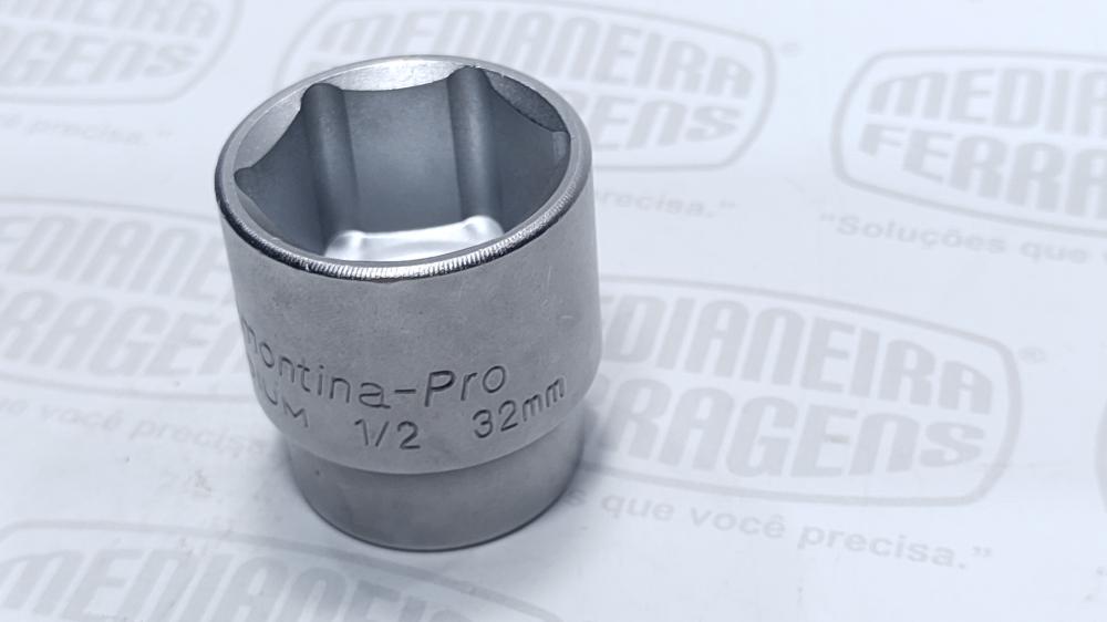 SOQUETE 1/2 X 32 MM  SEXT. TRAM. PRO