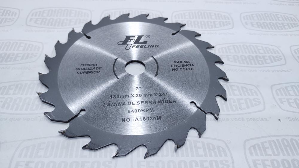 DISCO SERRA P/ MAD. 24 DENTES 7.1/4