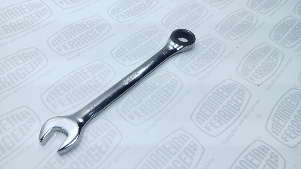 CHAVE COMBINADA 15 MM C/CATRACA SATA