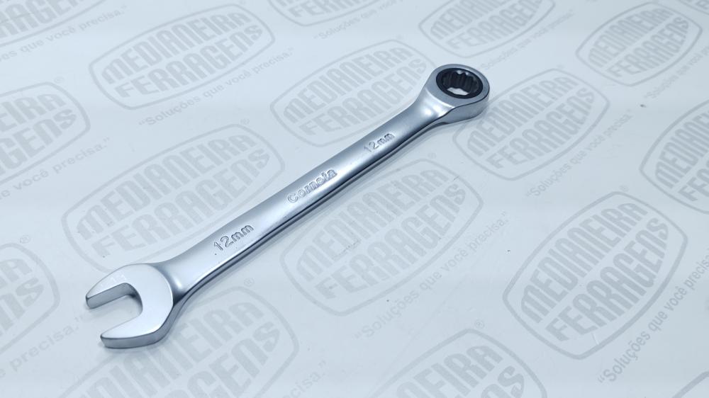 CHAVE COMBINADA 12 MM C/CATRACA CORNETA
