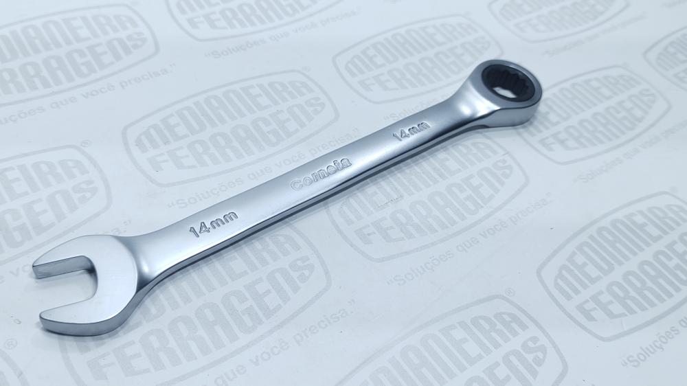 CHAVE COMBINADA 14 MM C/CATRACA CORNETA