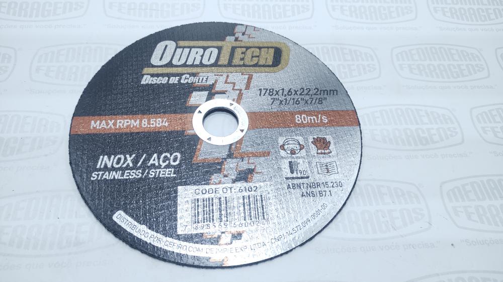 DISCO CORTE  4.1/2  X 7/8 X 1,0 MM ECOINOX HEAVY DUTY