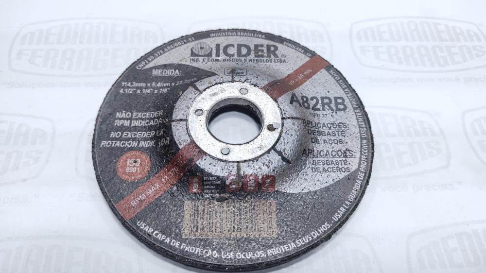 DISCO DESBASTE 4.1/2  X 7/8