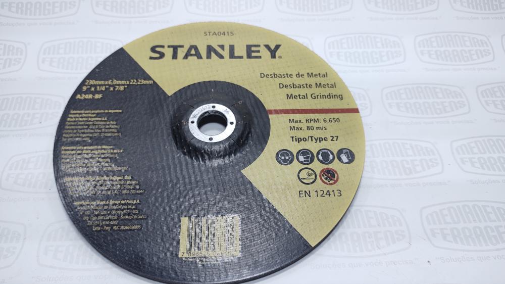 DISCO DESBASTE 9 X 7/8 STANLEY