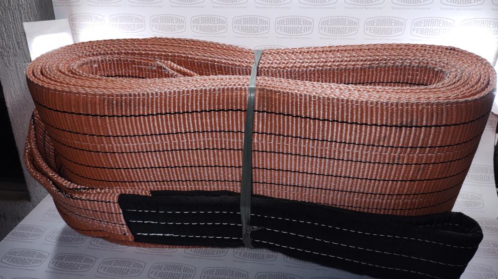 SLING 10,0 TON X 300 MM X 10 MT F.TRAB 7X1 LARANJA ASTRO
