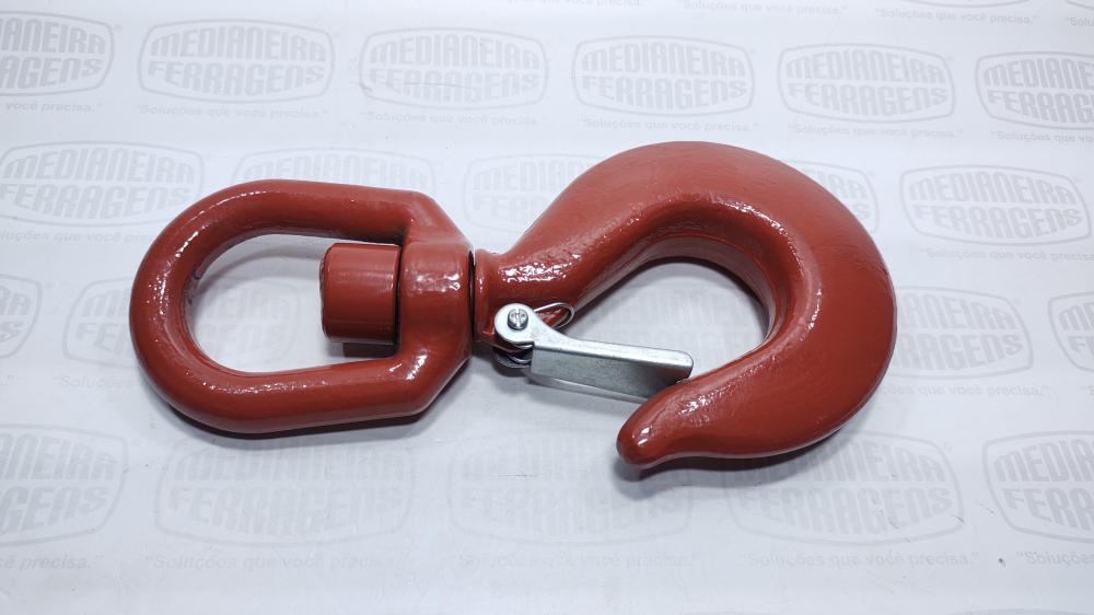 GANCHO  3,0 TON GIRAT. C/TRAVA