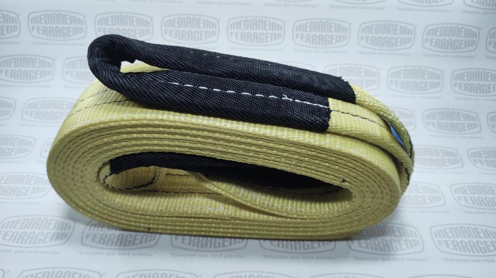 SLING  3,0 TON X 90 MM X 4 MT F.TRAB 7X1 AMARELO FITA CABO