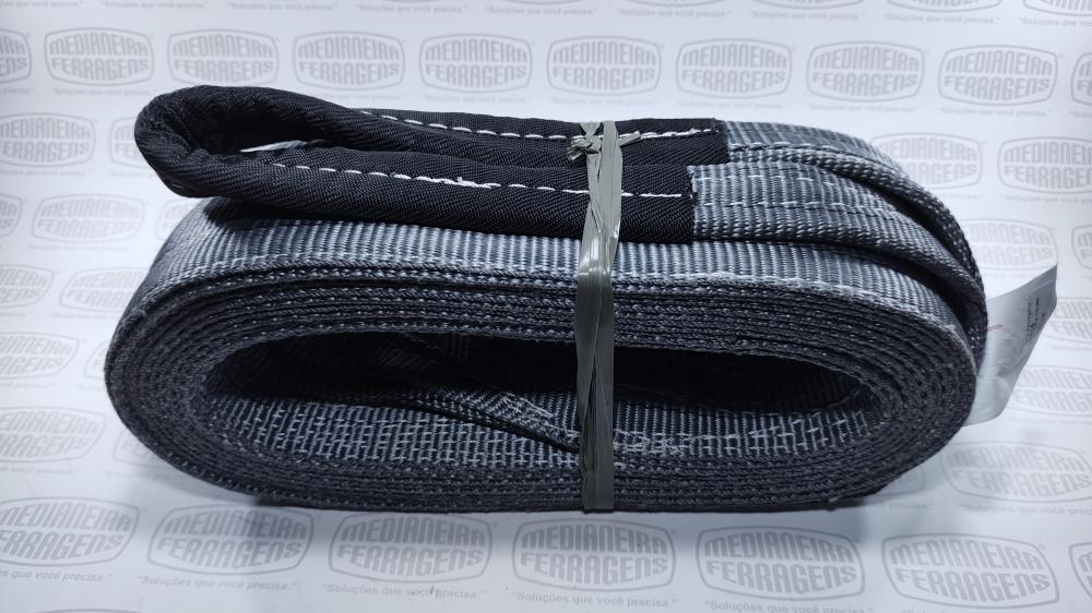 SLING  4,0 TON X 120 MM X 5 MT F.TRAB 7X1 CINZA FITA CABO