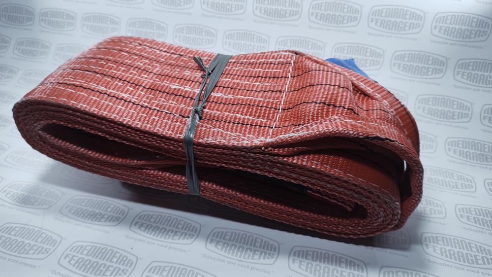 SLING  5,0 TON X 150 MM X 2 MT F.TRAB 7X1 VERM FITA CABO