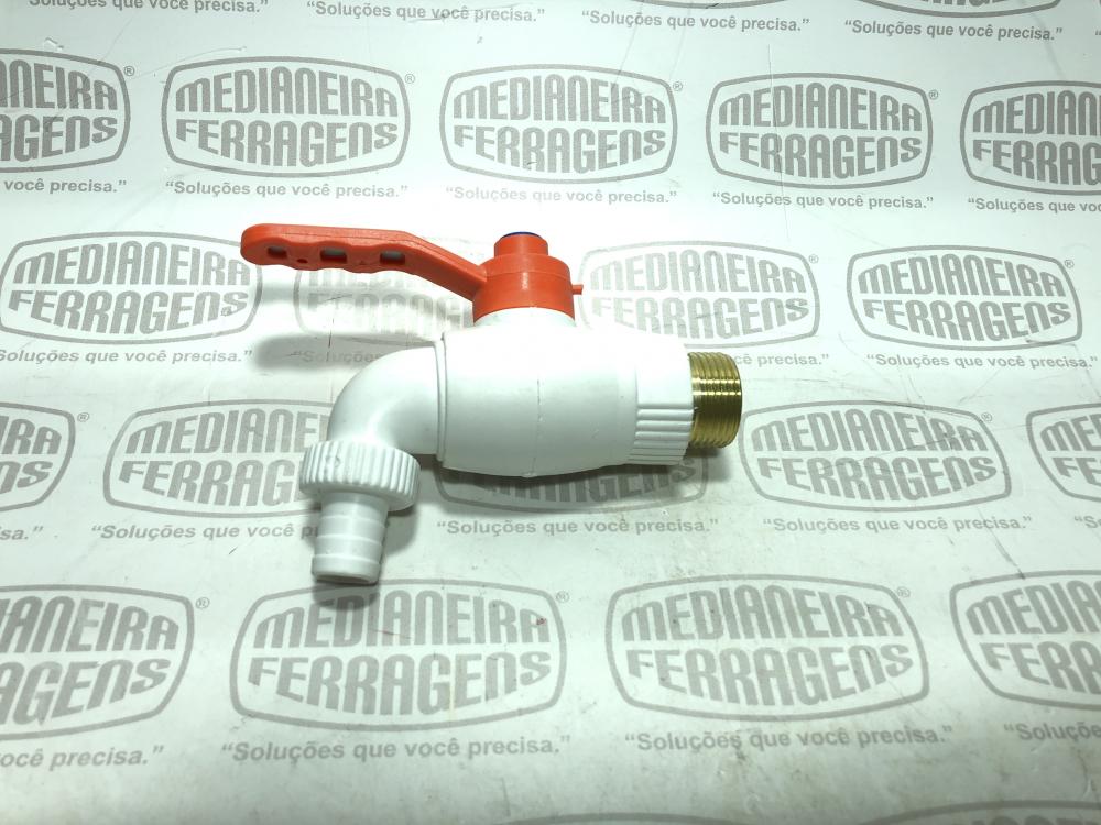 TORNEIRA ESF. 3/4 P/ MANG.1/2 PVC REFORCADA