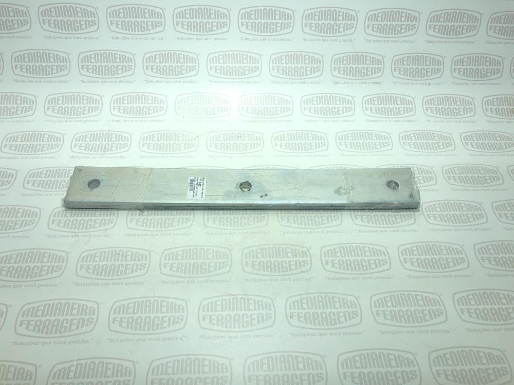 CHAPA RETA 2 X 3/16 X 40 CM 3 FUROS GALVAN NOVA METAL.