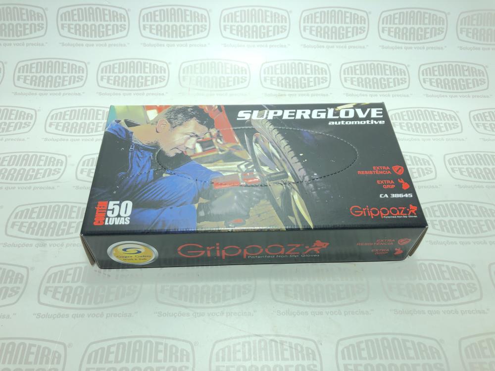 LUVA SUPER GLOVER PRETA T8 CA.38645