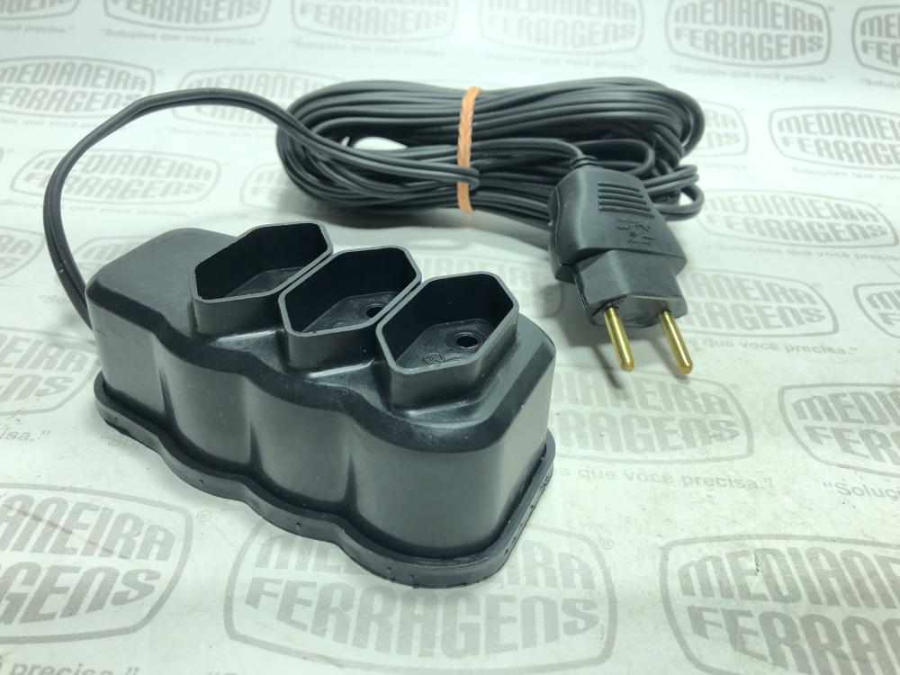 EXTENSÃO ELETRICA 3 TOM. TRIPOLAR CABO C/ 10 MTS CONECT FIOLUX