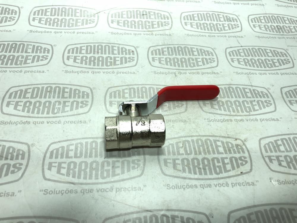 REGISTRO ESFERA VAZÃO TOTAL 1/2" AJAX