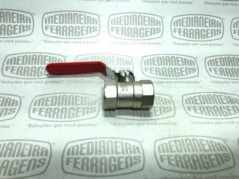 REGISTRO ESFERA VAZÃO TOTAL 3/4" AJAX
