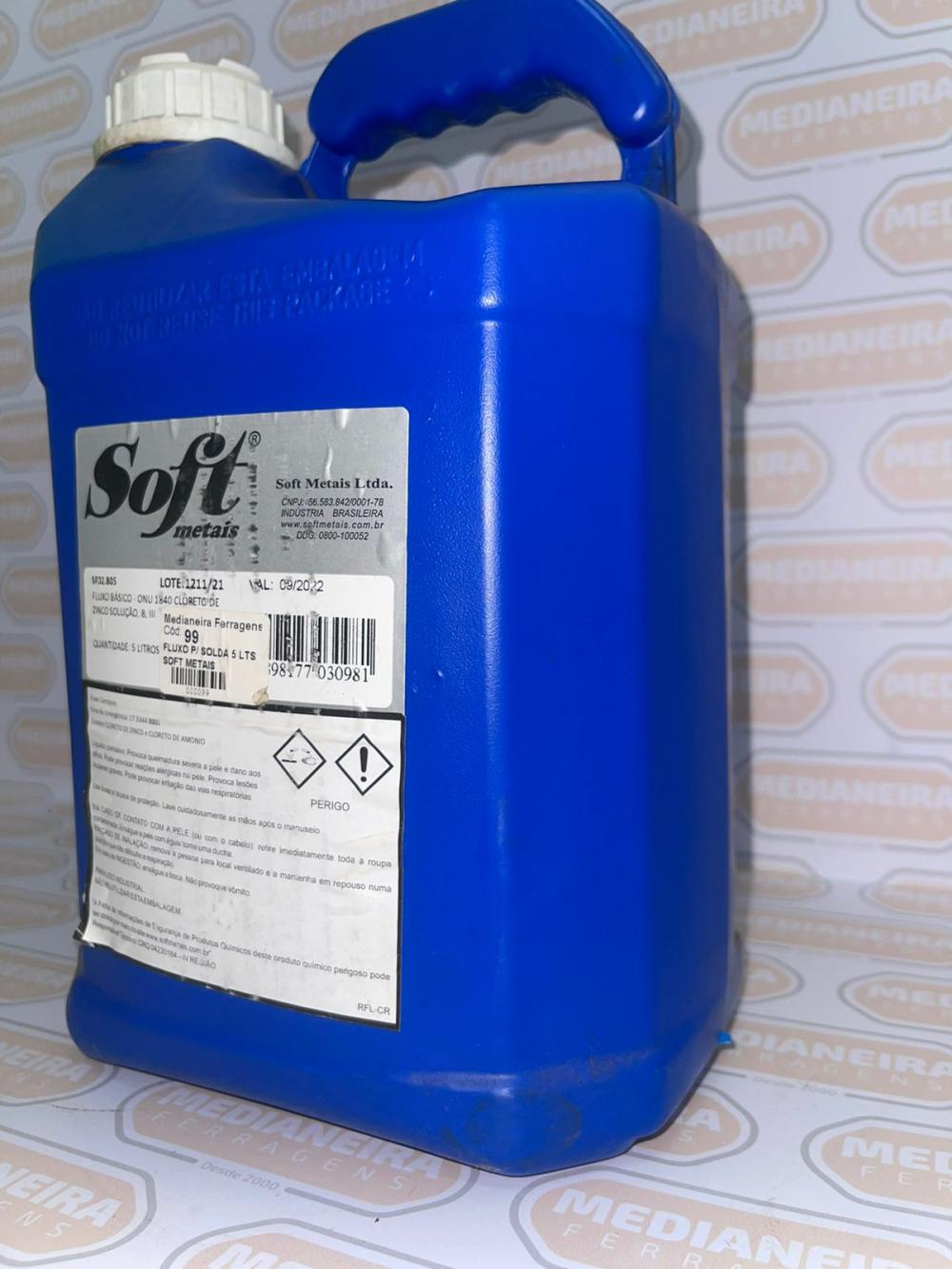 FLUXO P/ SOLDA 5 LTS SOFT METAIS