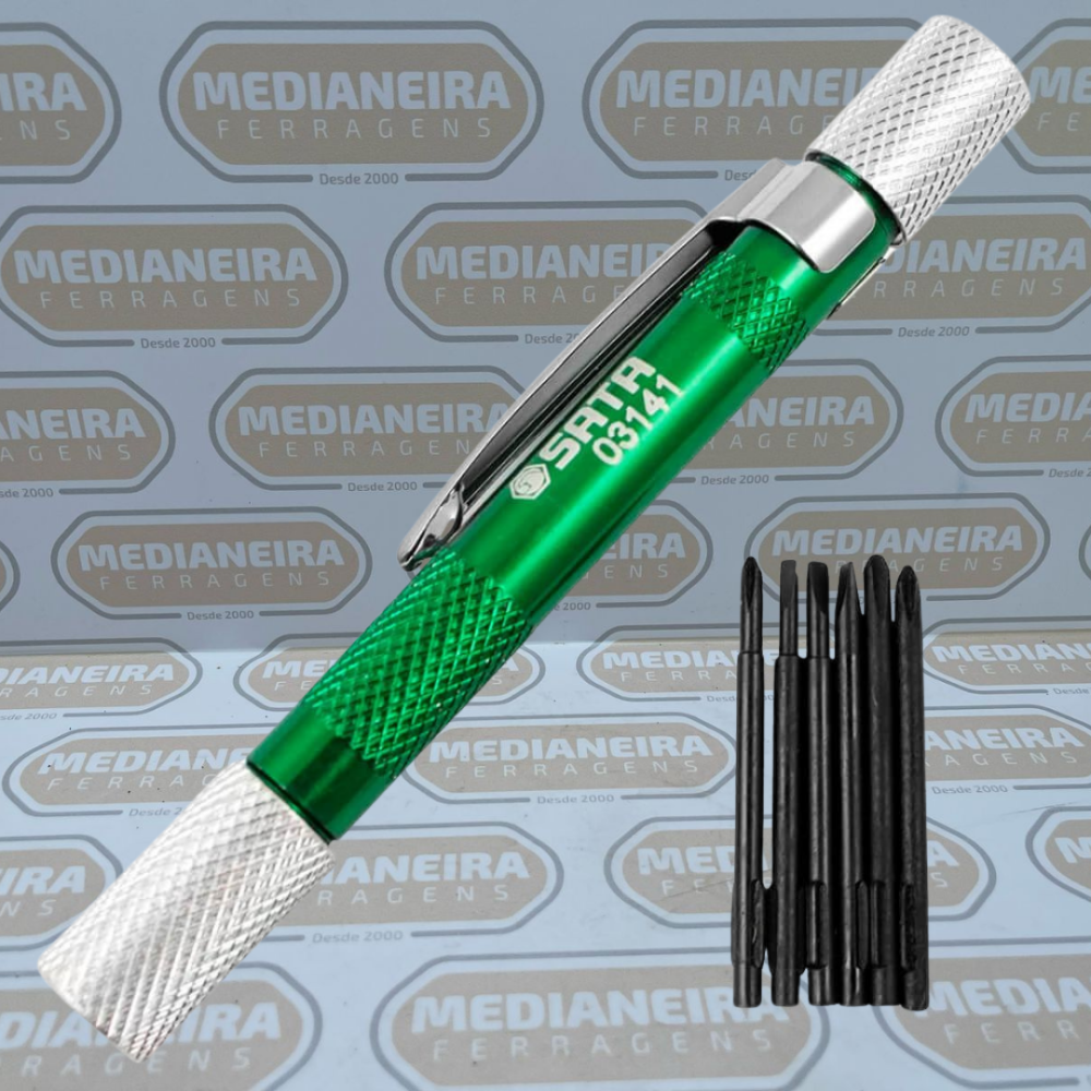 JOGO CHAVE PRECISAO 6 PC FENDA/PHILL P/ ELETRONICA SATA